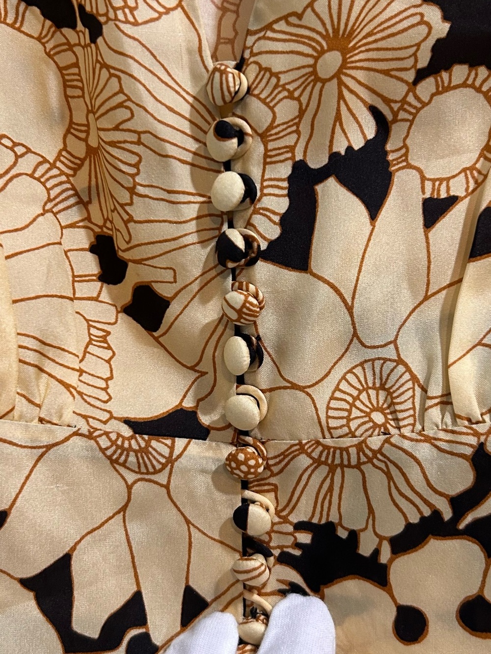 Rebecca Taylor FW21 Pop Art Fleur Maxi Dress Size 2 SMS Showroom Sample - Picture 9 of 16